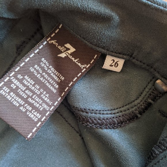 26 7 for all man kind brushed suede pants - Picture 2 of 2